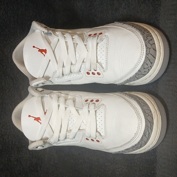 Air Jordan 3 Retro (WHITE CEMENT) Womens Size-8 ,100% Authentic! - Picture 2 of 13